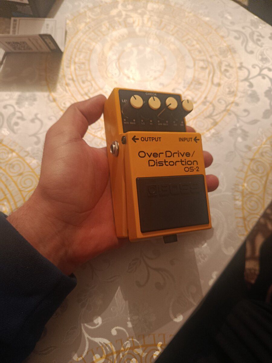 Gitara pedalı Boss OverDrive OS-2. Fuzz — Musiqiə alətləri, Bakı (2)
