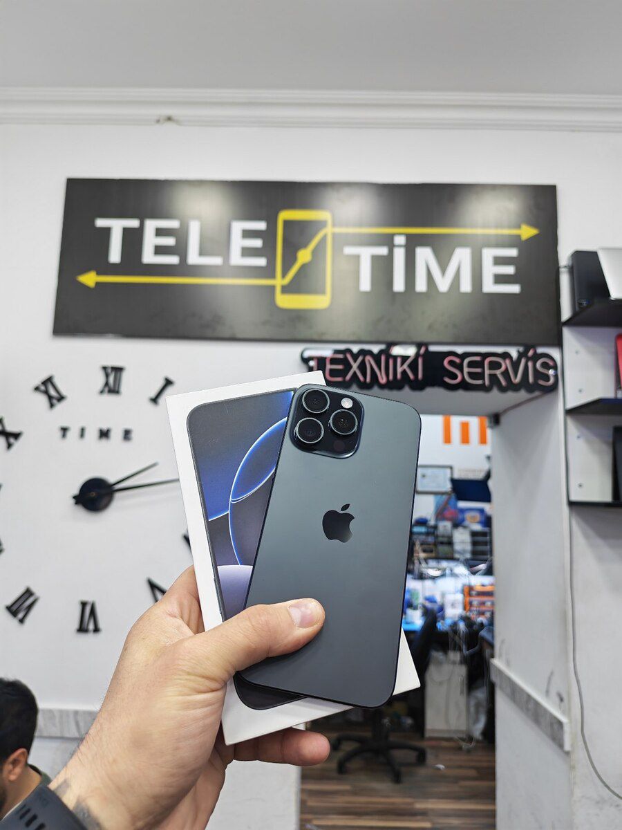 Apple iPhone 16 Pro Max Black Titanium 256GB/8GB — Smartfonlar, Bakı