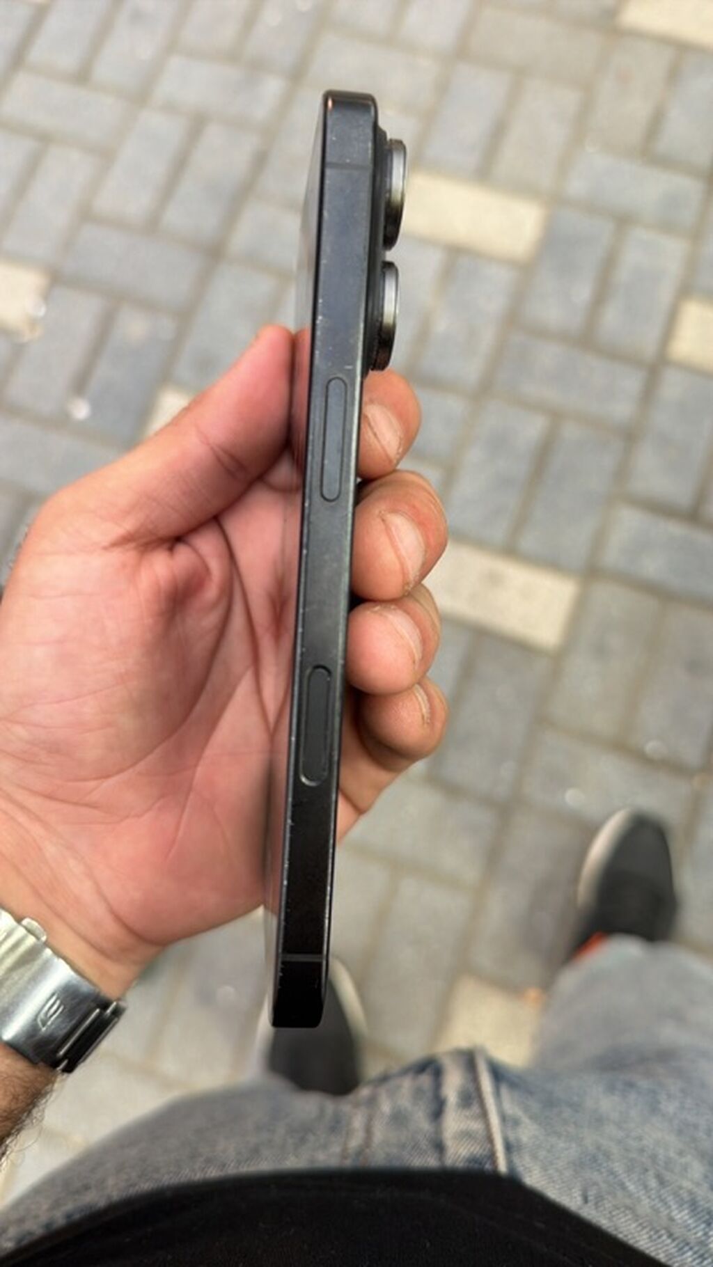 IPhone 15 Pro, Black Titanium, Face ID — Apple iPhone, Sumqayıt (3)