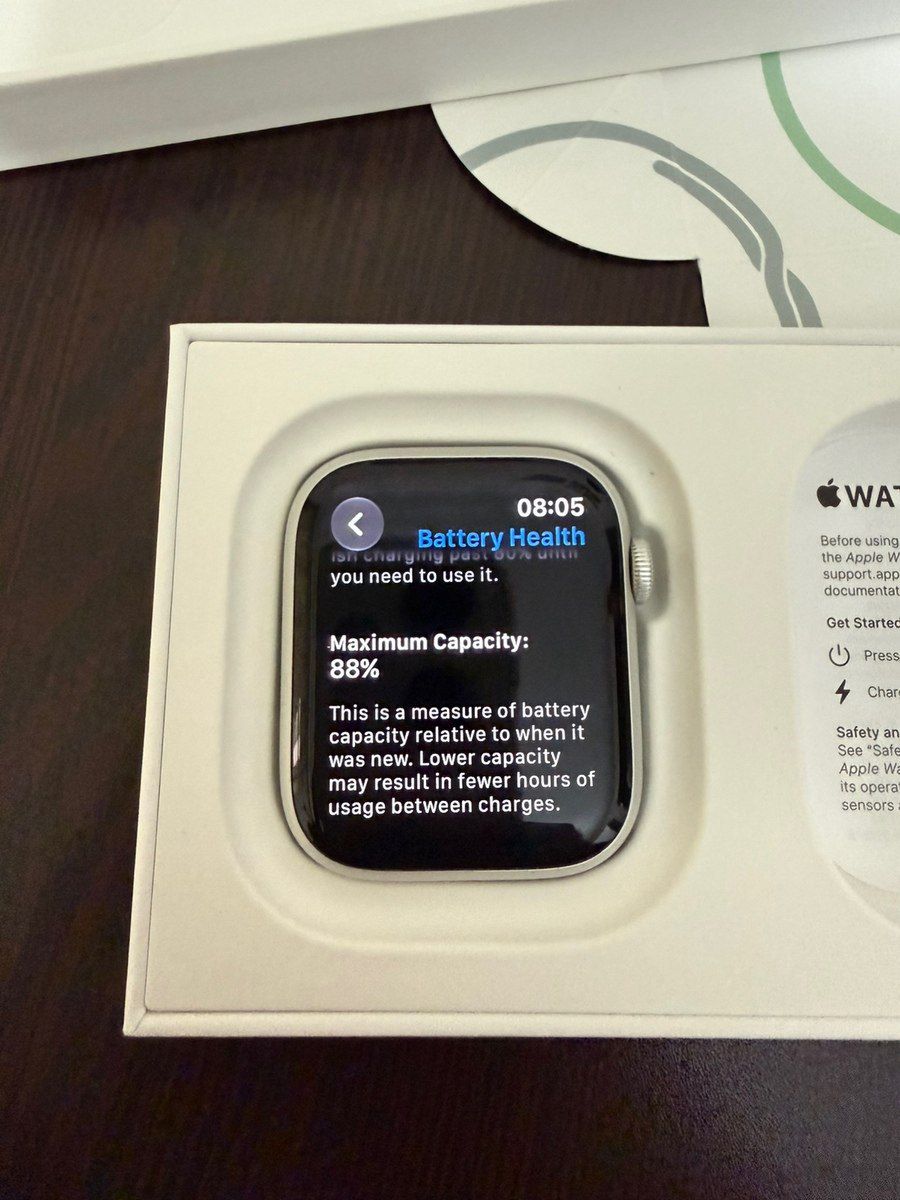Apple Watch Series 9 Aluminum Silver 45mm — Ağıllı saatlar və biləkliklər, Bakı