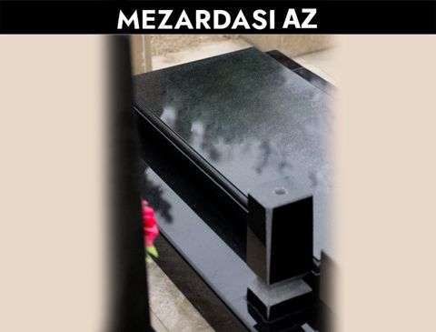 Sinə daşı faskalı məzar və qəbir daşları — Bakı