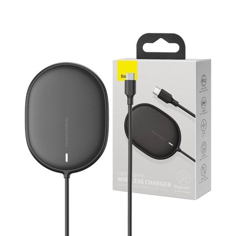 Baseus Light Magnetic BS-W518 WXQJ-03 maqnitli simsiz şarj cihazı Qi — Bakı