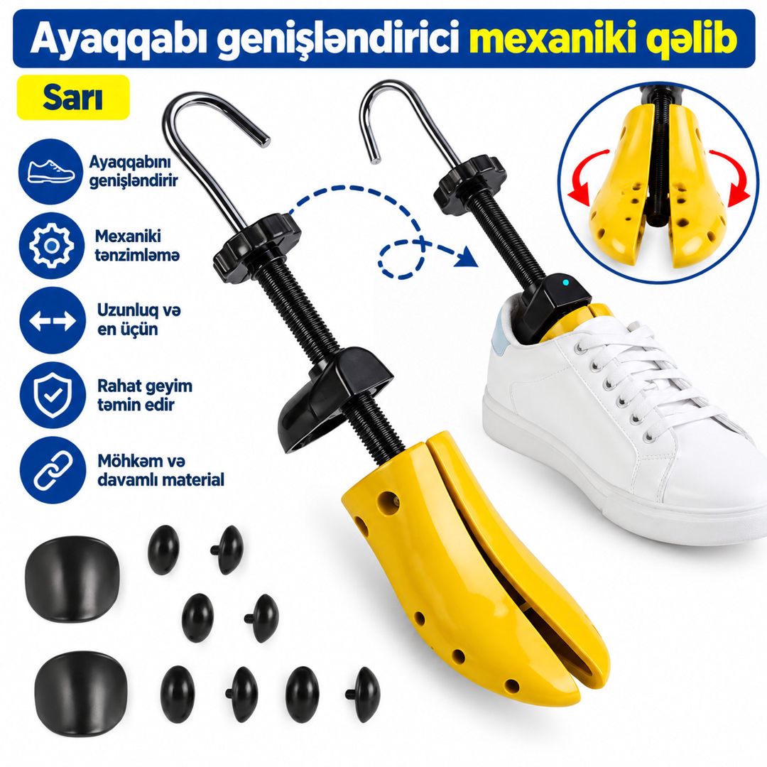 Ayaqqabı düzəldici, sarı — Mallar, Bakı