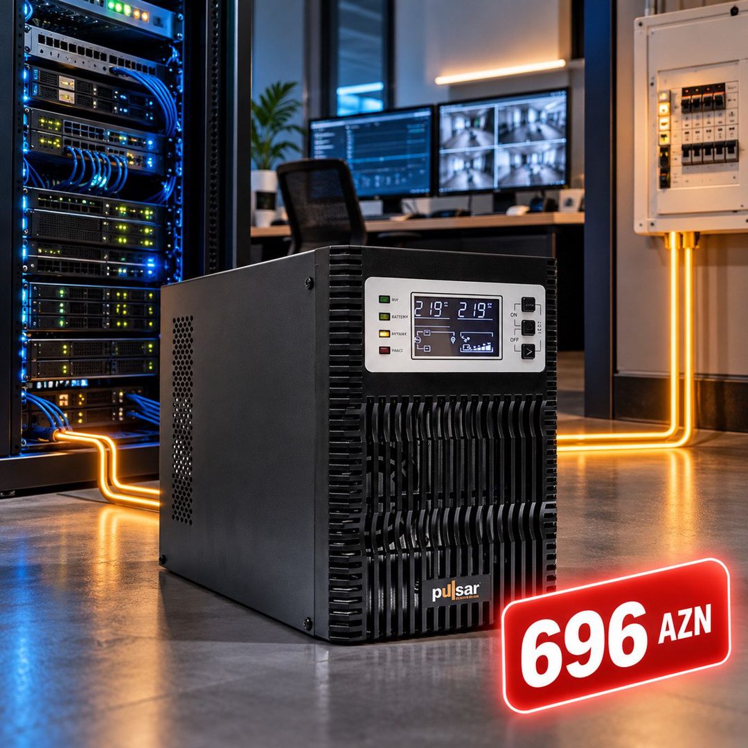 Pulsar 2000VA / 2000W Online UPS – 4×9Ah — Periferik cihazlar, Bakı (2)