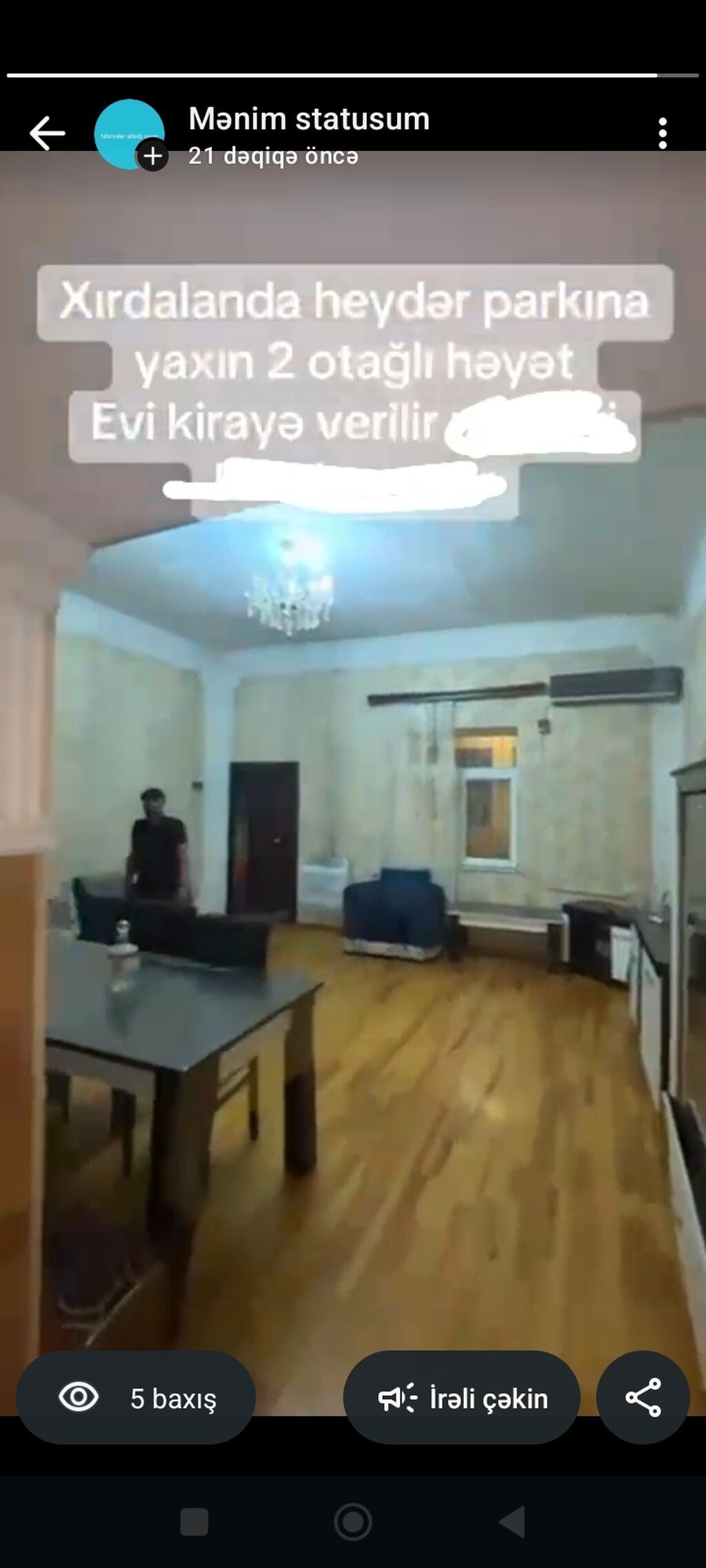 80 kv. m, 2 otaqlı, Qaz — Ev, villa, Xırdalan (2)