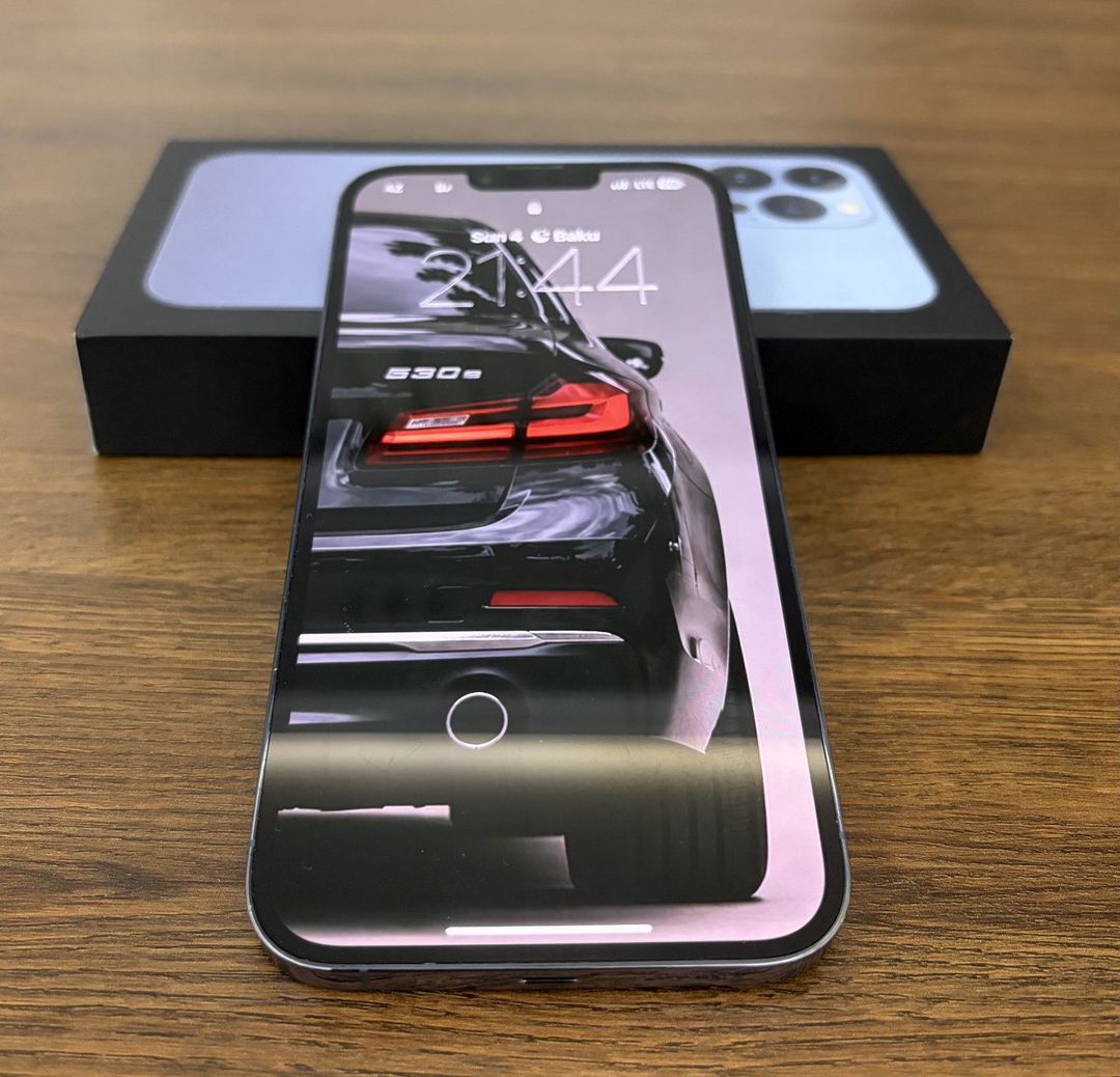 Apple iPhone 13 Pro Max Sierra Blue 128GB/6GB — Smartfonlar, Bakı