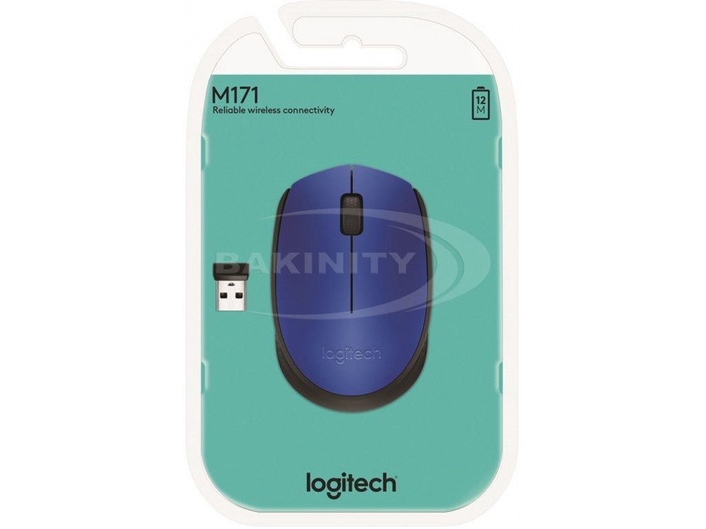 Siçan Logitech M171 Blue Wireless — Kompüterlər və noutbuklar, Bakı (2)
