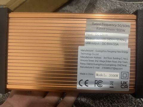 İnvertor 3500 W təzədir. Avtomabil akumulyatoru ile qoşaraq evi — Xırdalan