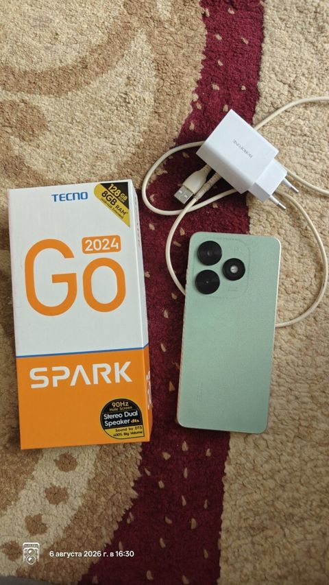 Tecno Spark Go 2024 Magic Skin 128GB/4GB — Bakı