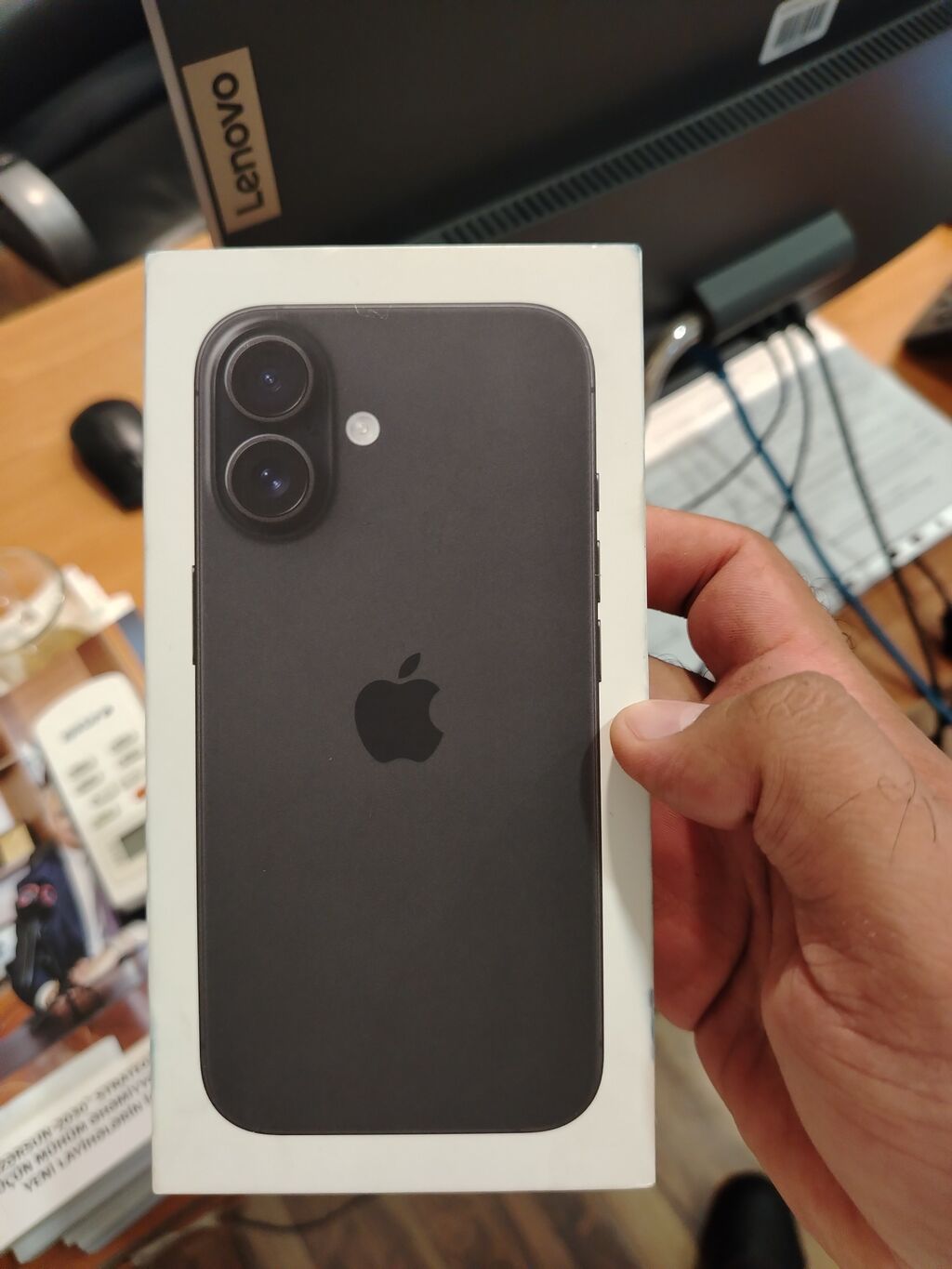 IPhone 16, 128 GB, Qara, Zəmanət — Apple iPhone, Bakı
