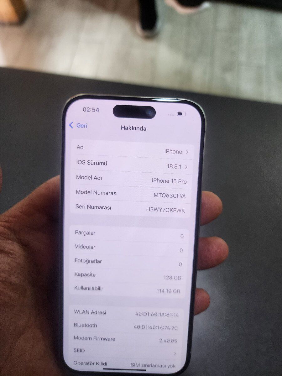 Apple iPhone 15 Pro Natural Titanium 128GB/8GB — Smartfonlar, Bakı (3)