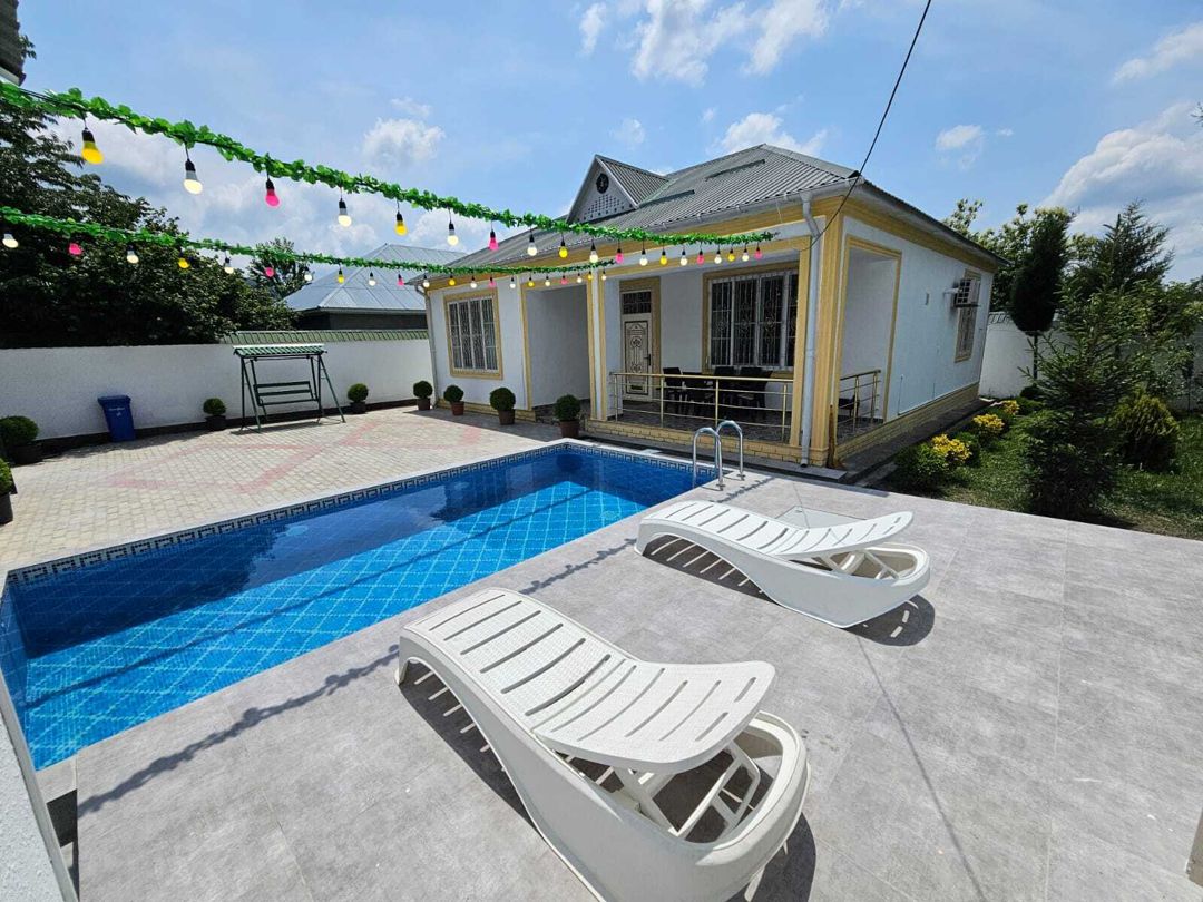 İcarəyə verilir 2 otaqlı həyət evi/bağ evi 120 m² — Ev, villa, Qəbələ (10)