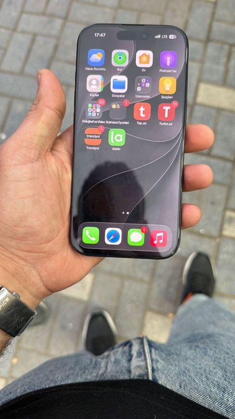 IPhone 15 Pro, Black Titanium, Face ID — 1 550 ₼ · Sumqayıt · Apple iPhone IPhone 15 Pro, Black Titanium, Face ID — Sumqayıt