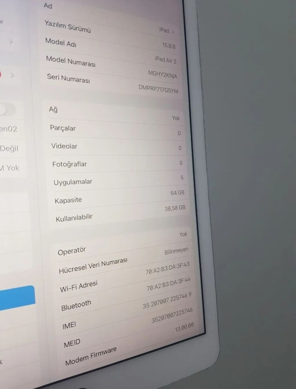 İşlənmiş Apple iPad Air 2, 9,7", 64 GB — Apple, Masazır (2)