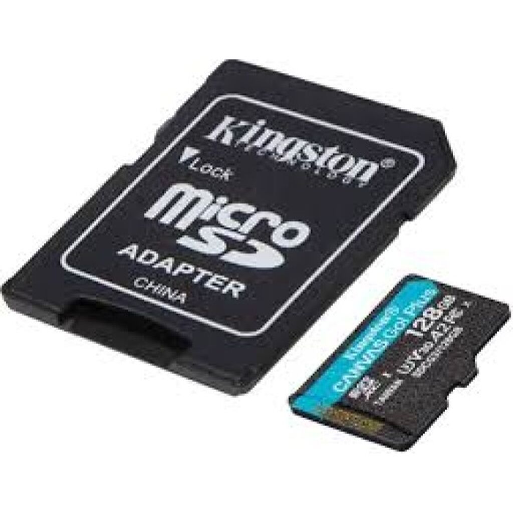 Kingston Canvas Go Plus SDCG3/128GB 128GB microSDXC yaddaş kartı (SD — Yaddaş kartları, Bakı (2)