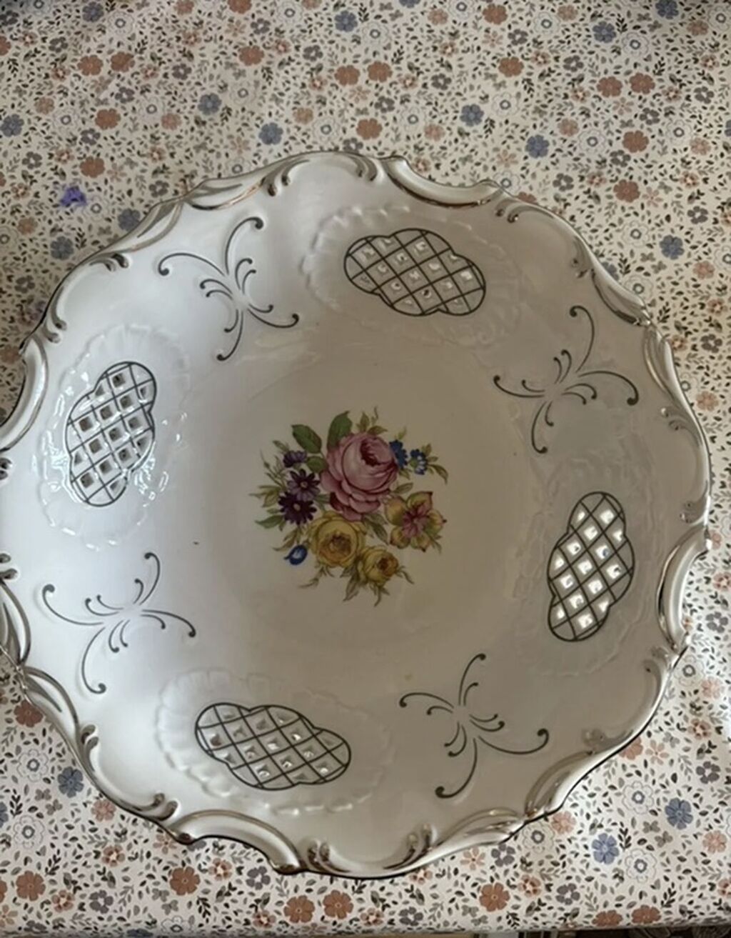 Porcelain qab – hand-painted Çexoslovakiya. Farfor Чехословацкий — Süfrə qabı, Bakı