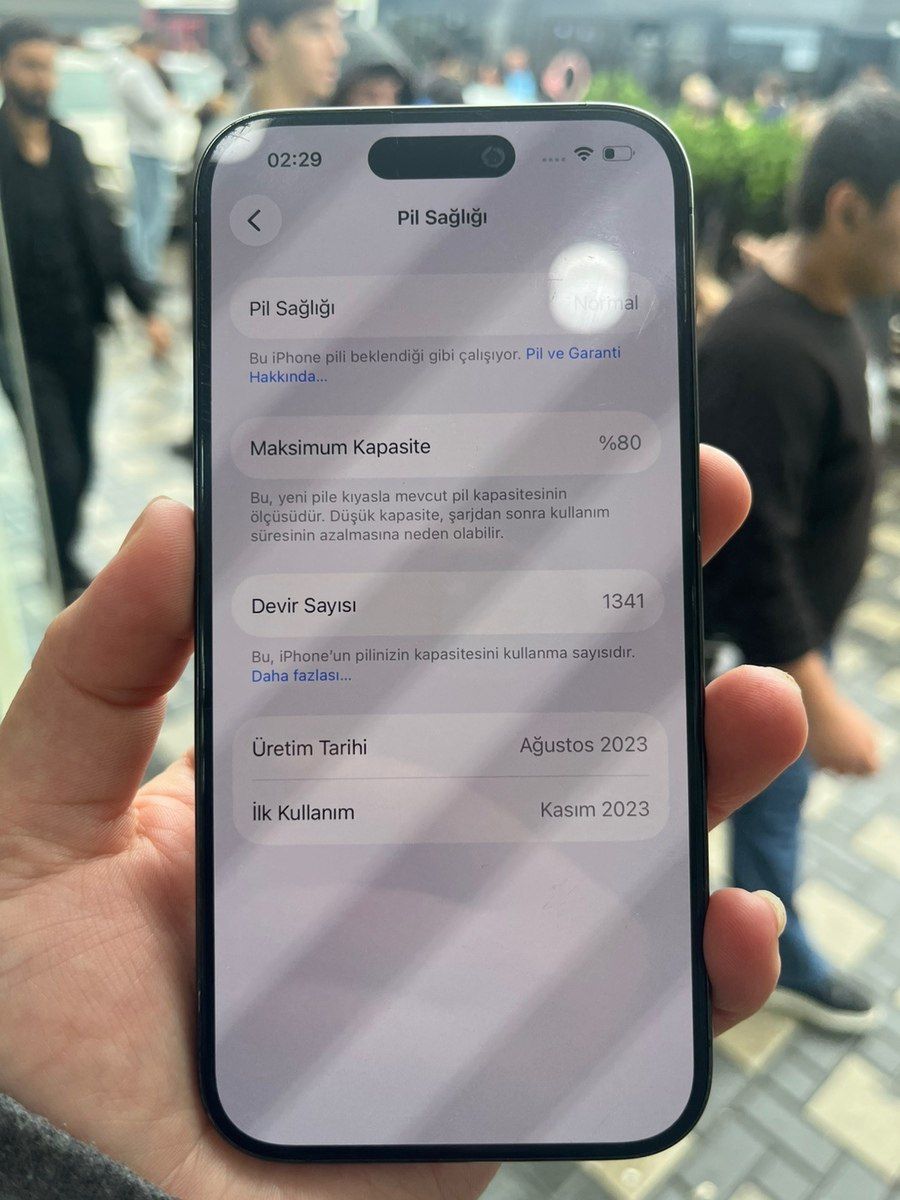 Apple iPhone 15 Pro Black Titanium 256GB/8GB — Smartfonlar, Bakı (3)