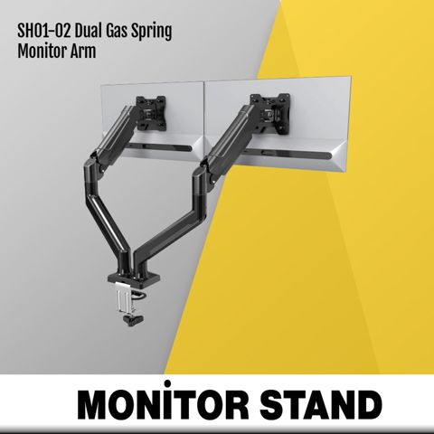 Monitor stendi SH01-02 Dual Gas Spring — Bakı