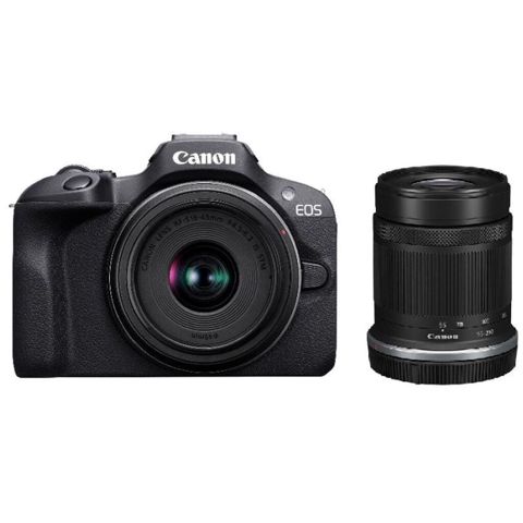 Canon dslr Kamera eos R100 + rf-s 18-45 ıs stm + rf-s 55-210 ıs stm — Bakı