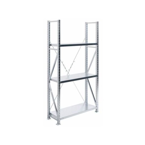 Stellaj MS Strong 185/100x40/4 – Metal Rəf Sistemi Gücləndirilmiş — Bakı