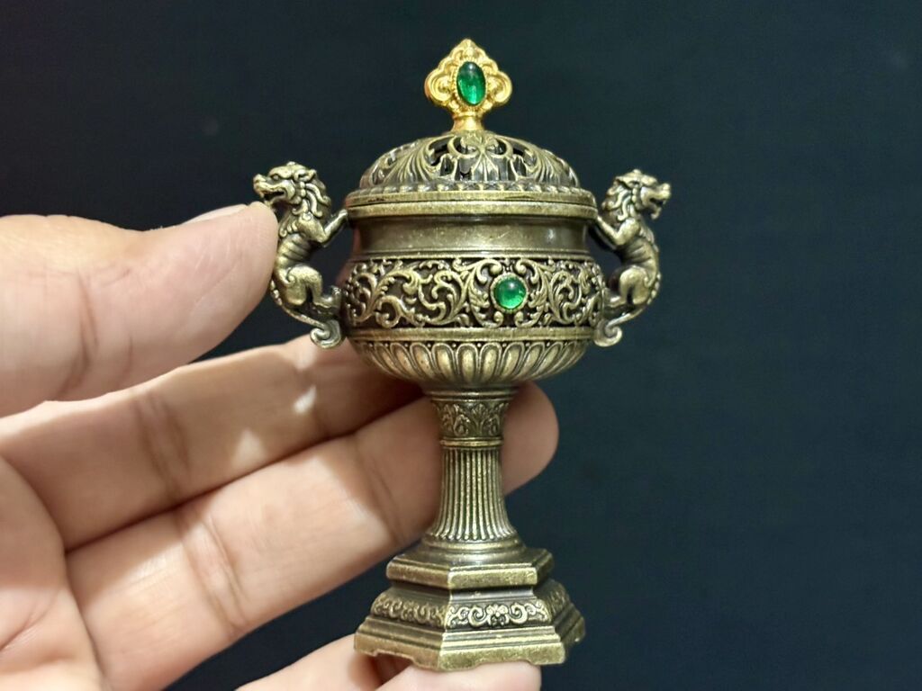 Fiqur, Metal, rəng - Qızılı — Heykəlciklər və fiqurlar, Masazır (3)
