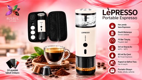 Portativ qəhvə aparatı LePresso Portable Espresso — Bakı