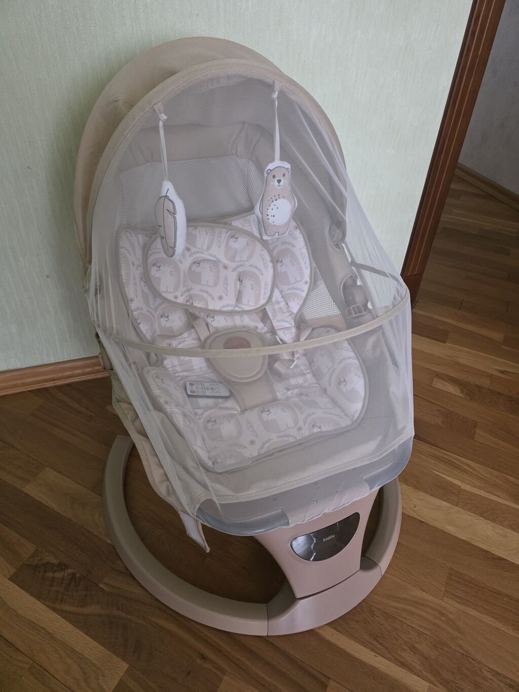 Uşaq üçün elektrikli beşik-swing Elektron Nenni sadece 1 ay istifade — Bəşikləri, Bakı (2)