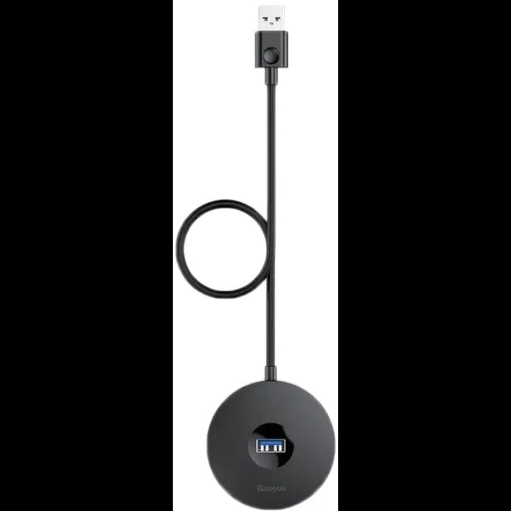 Baseus Round Box CAHUB-U01 4-Port USB 3.0 HUB Kompüter və — Noutbuk aksesuarları, Bakı (2)