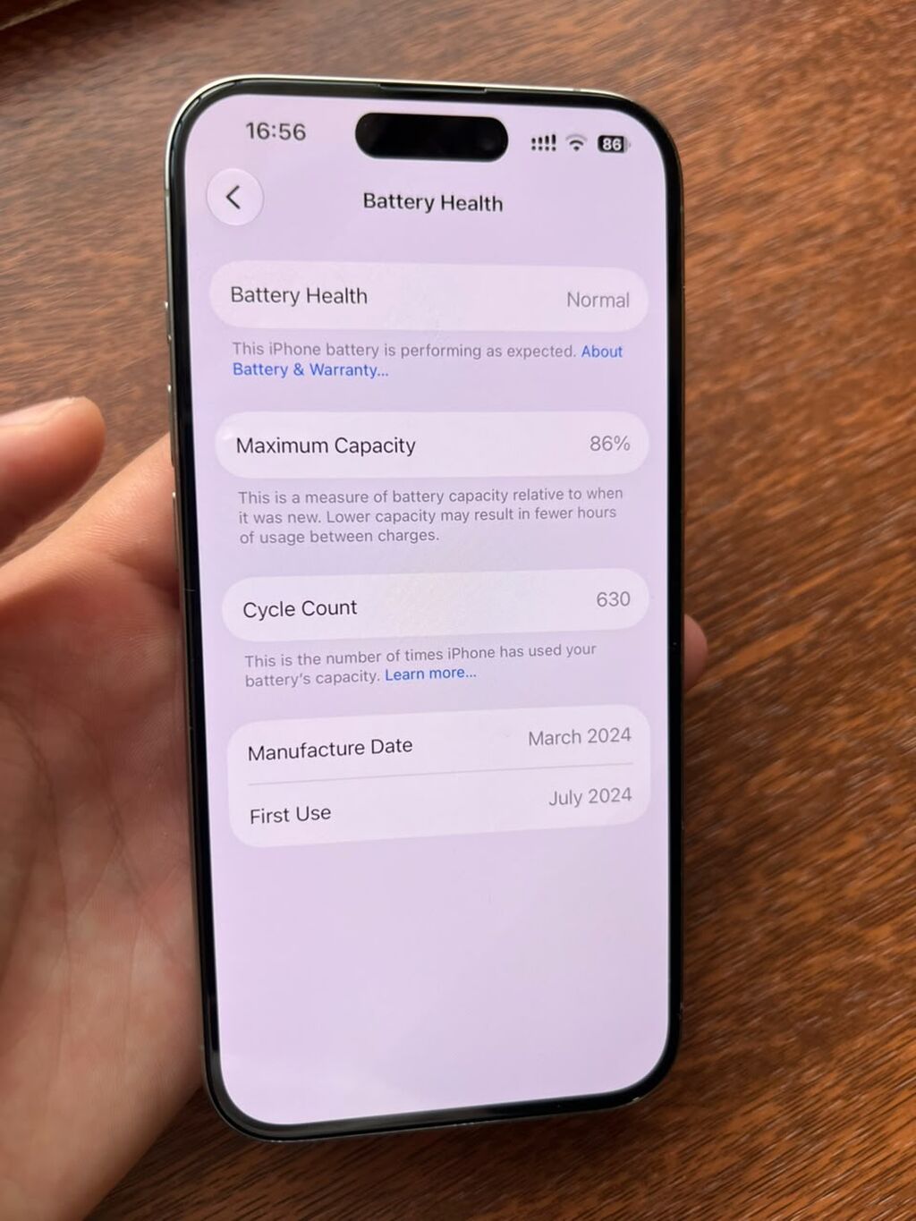 IPhone 15 Pro, Natural Titanium, Face ID — Apple iPhone, Digah (4)