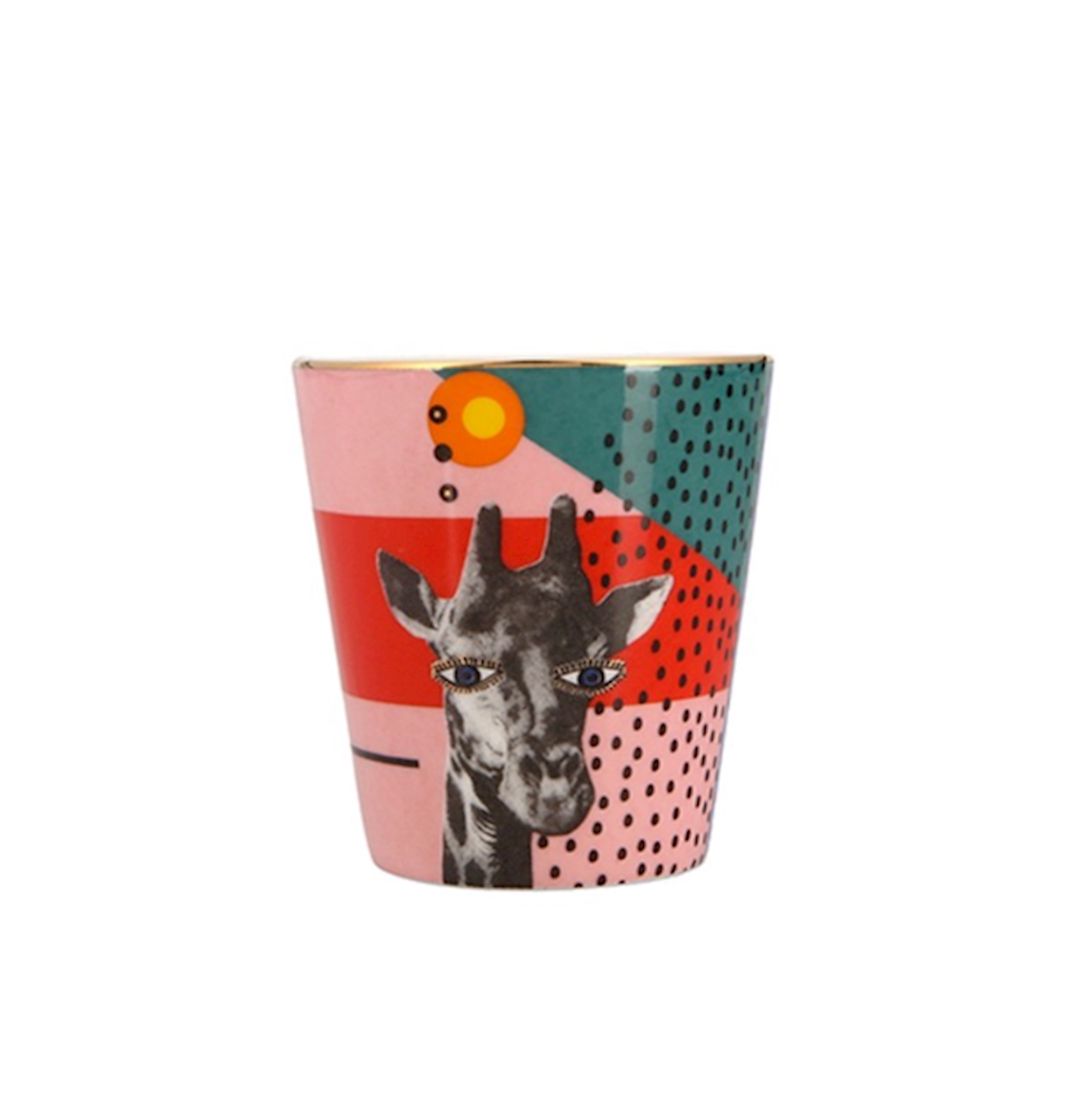 Stəkan Porland Wild Life Giraffe 04ALM005258, farfor, rəngbərəng, 320 ml — Mallar, Bakı