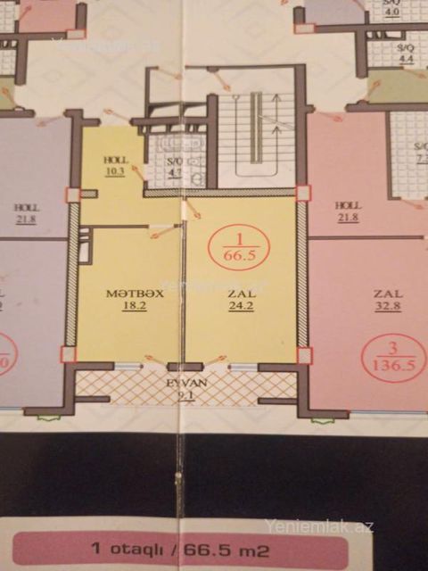 Satılır 1 otaqlı Bina evi menzil (Yeni tikili), 66.5 m², Suraxanı rayonu — Bakı