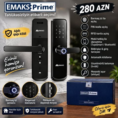 Smart qapı kilidi — Bakı