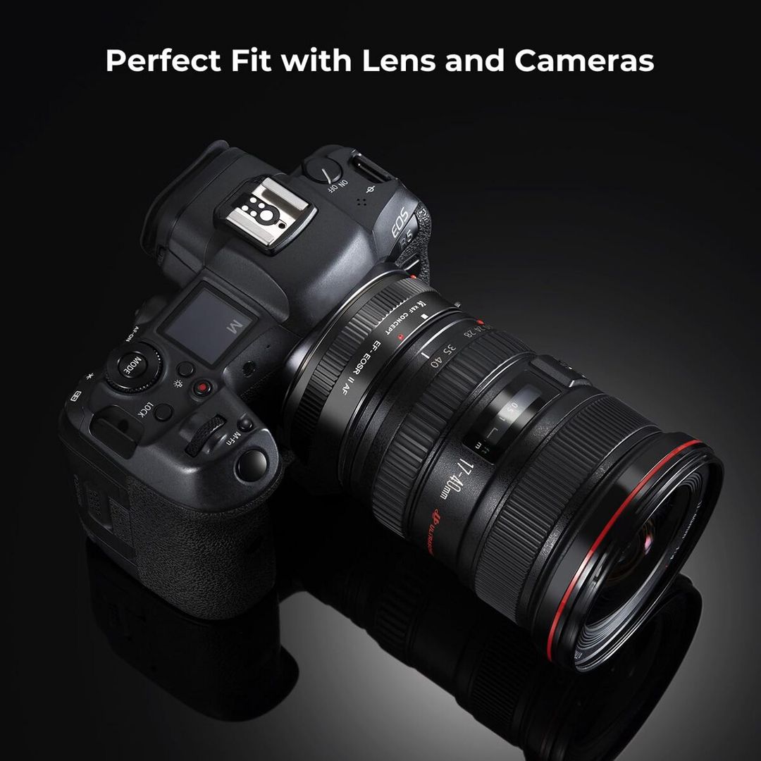 KF concept EOS R linza adapteri (avto fokus) — Foto və video texnikası, Bakı (2)
