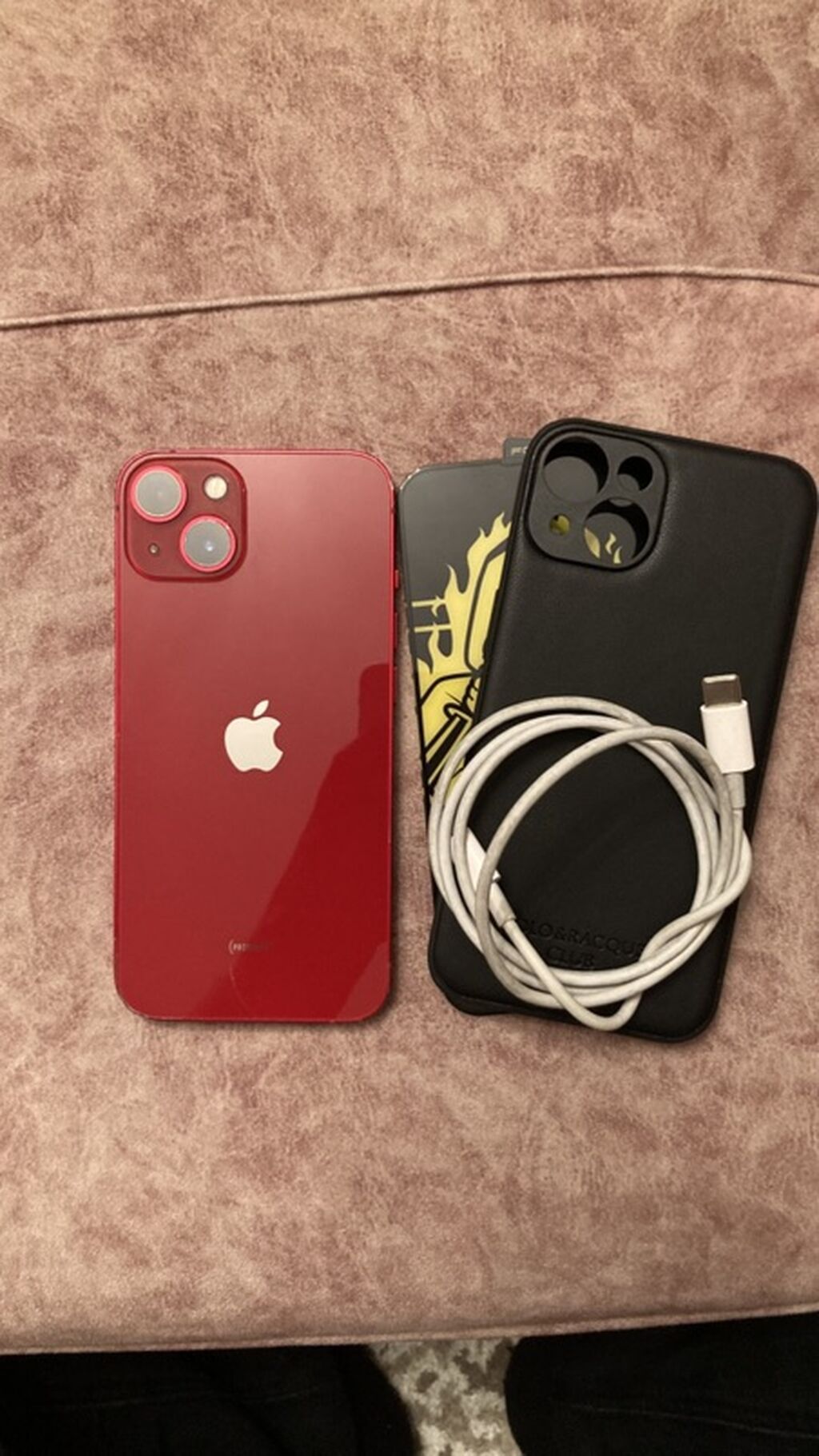 IPhone 13, Qırmızı, Face ID — Apple iPhone, Xaçmaz (10)