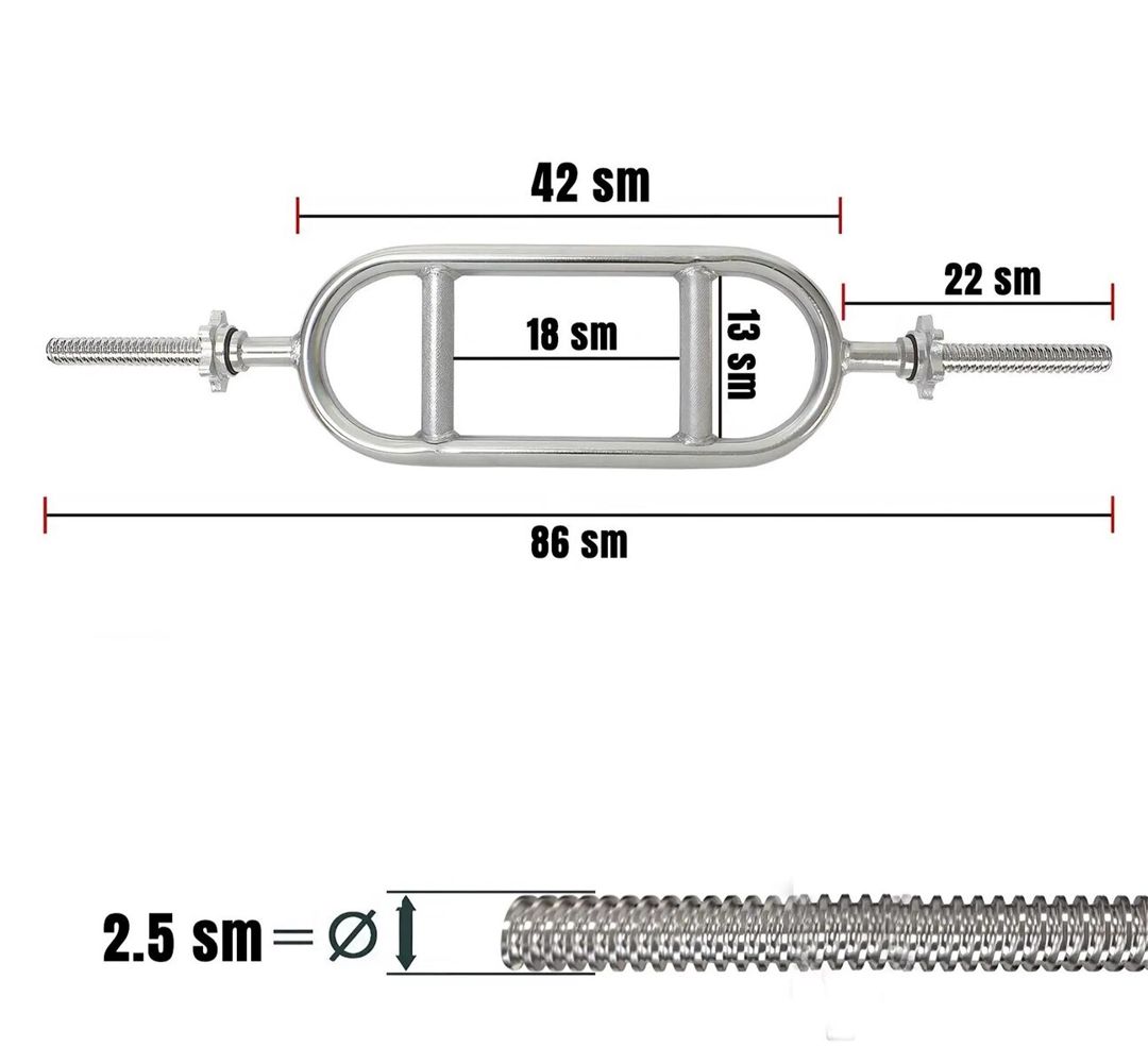 Triceps barbell Bar F30 — İdman, hobi, istirahət, Bakı (2)