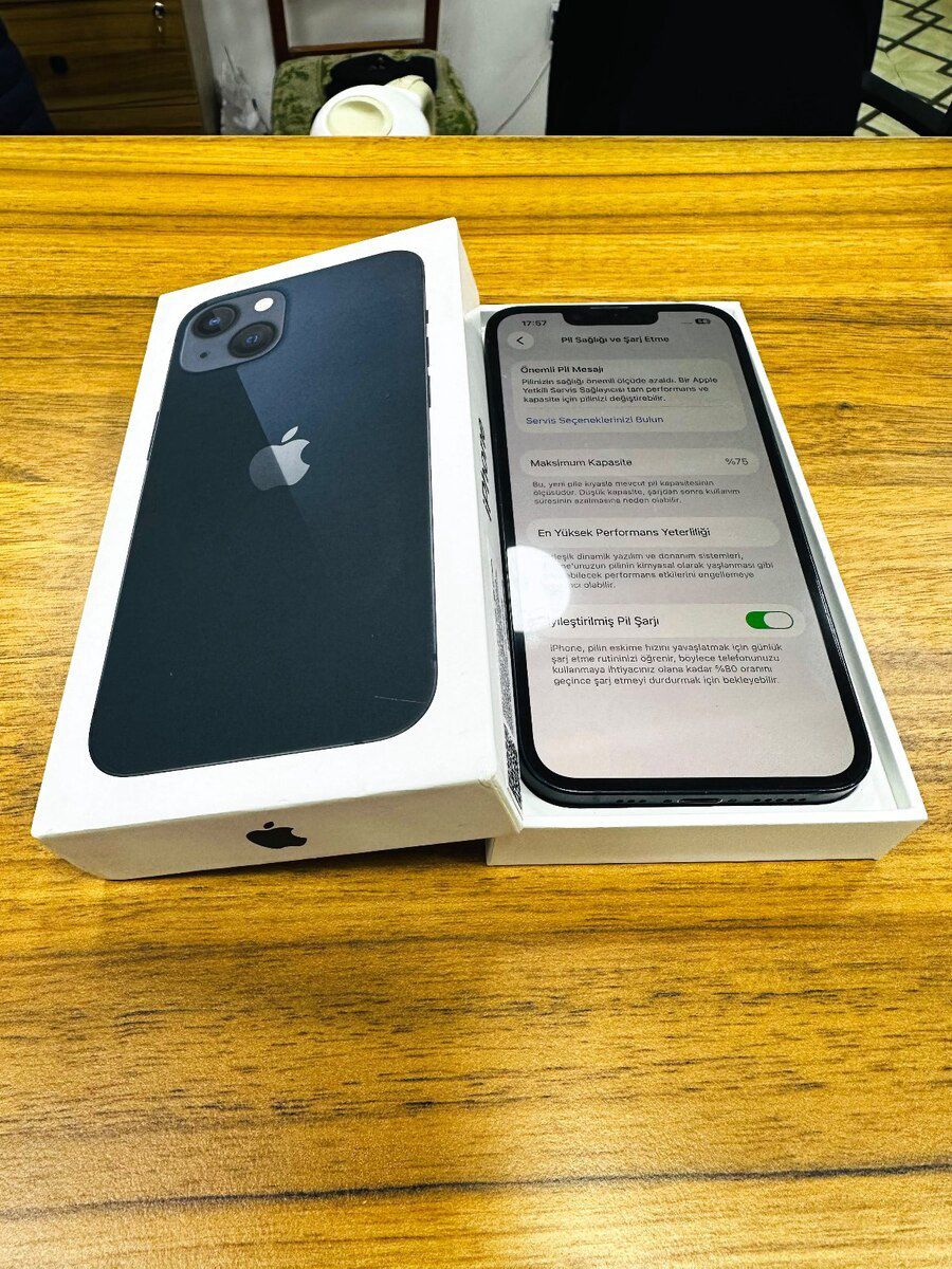 Apple iPhone 13 Midnight 128GB/4GB — Smartfonlar, Bakı (3)
