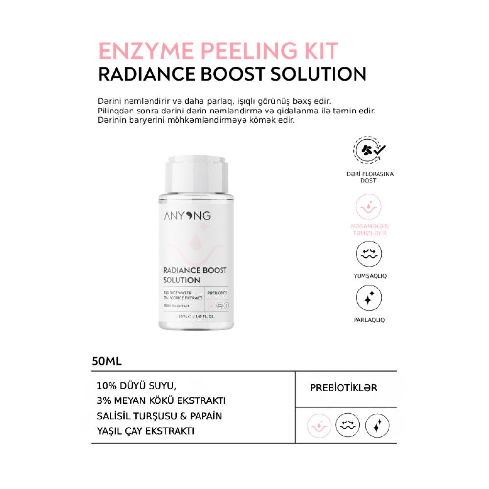 Pilinq üşün dəst Anyong Enzyme Peeling Kit, 2 əd — Mallar, Bakı (2)