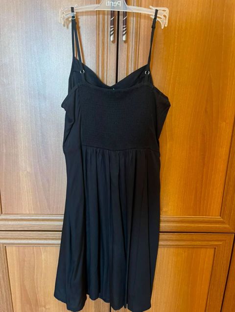 Qara rəngli qadın paltarı – Lc Waikiki (LCW) Casual kolleksiyası — Bakı