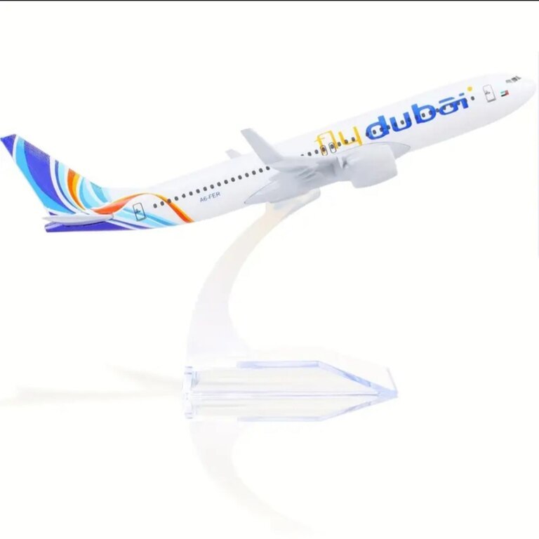 Dəmir təyyarə modeli "Fly Dubay Boeing 737" — Kolleksiyalar, Bakı (8)