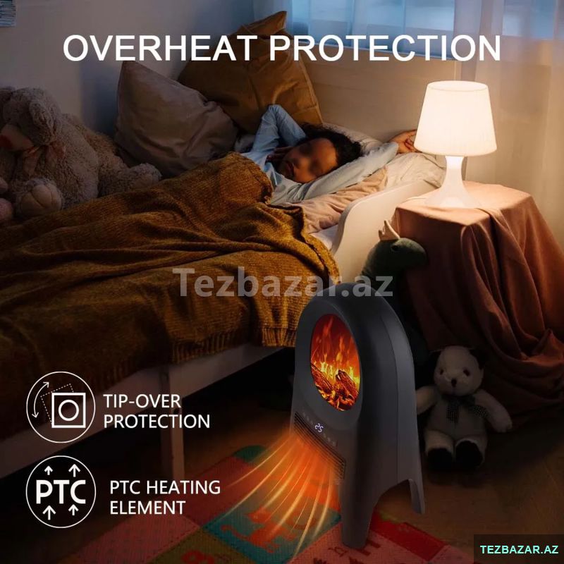 Kamin gornuşlu qizdirici — Ev texnikası, Bakı (4)