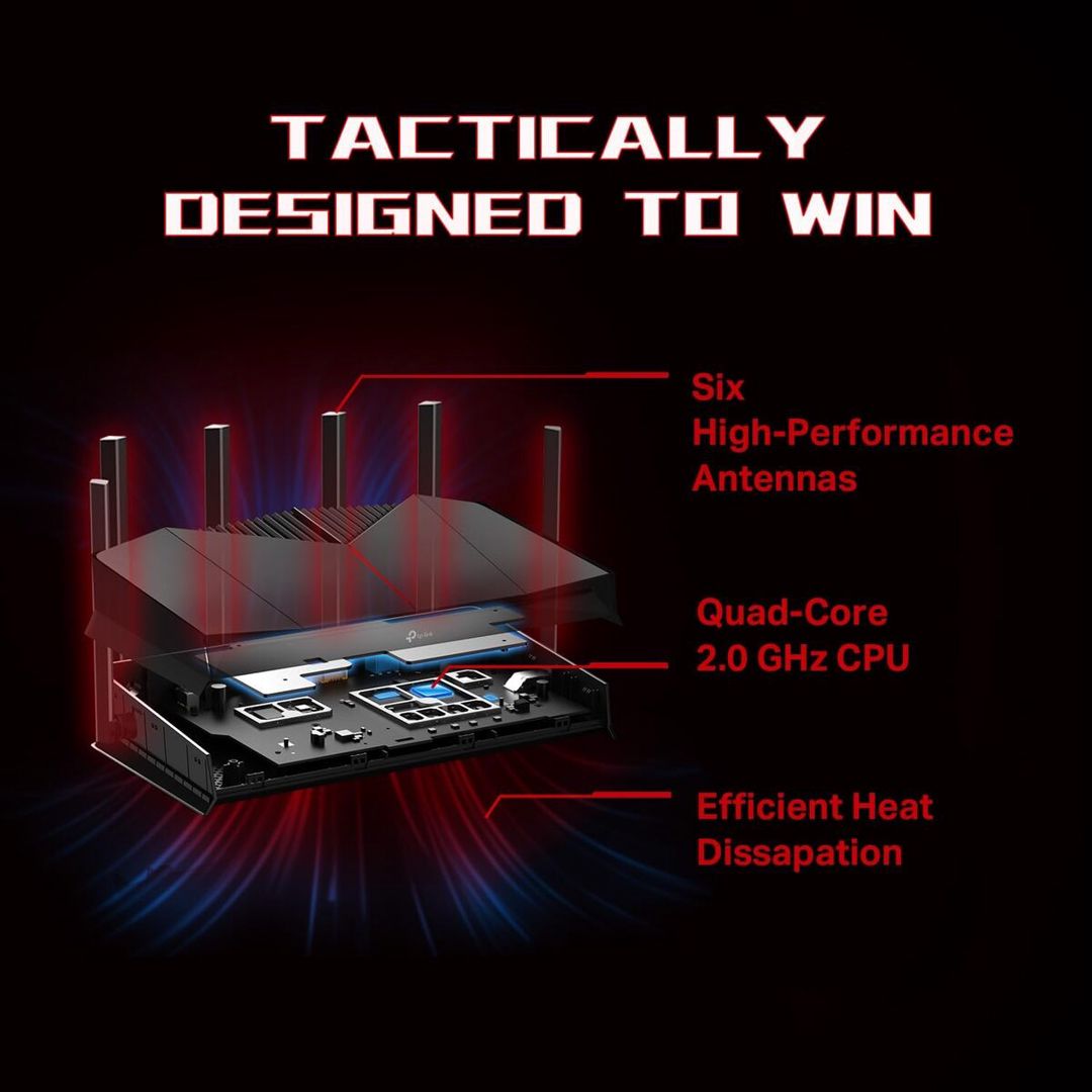 TP-Link Archer GE400 Wi-Fi 7 Gaming Router — Şəbəkə və server avadanlığı, Bakı (3)