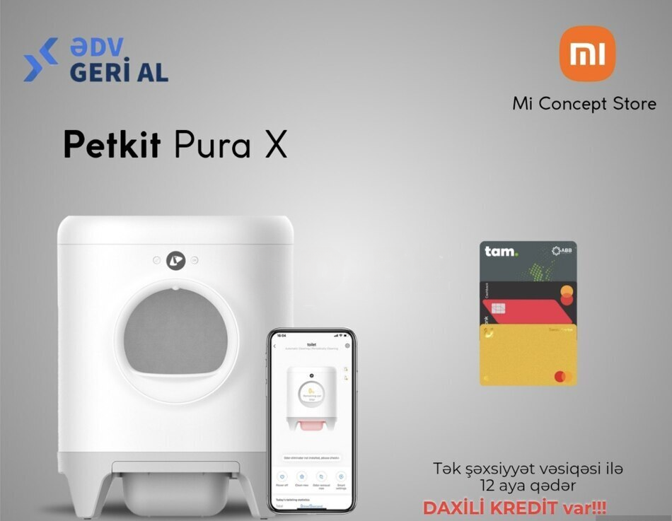 Avtomatik biotualet Petkit Pura X — Bakı