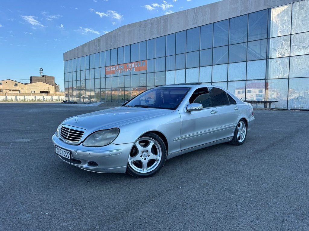 Mercedes S 320, 3.2 L, 2000 il, 400 000 km 90-CV-222 — Avtomobillər, Bakı (3)