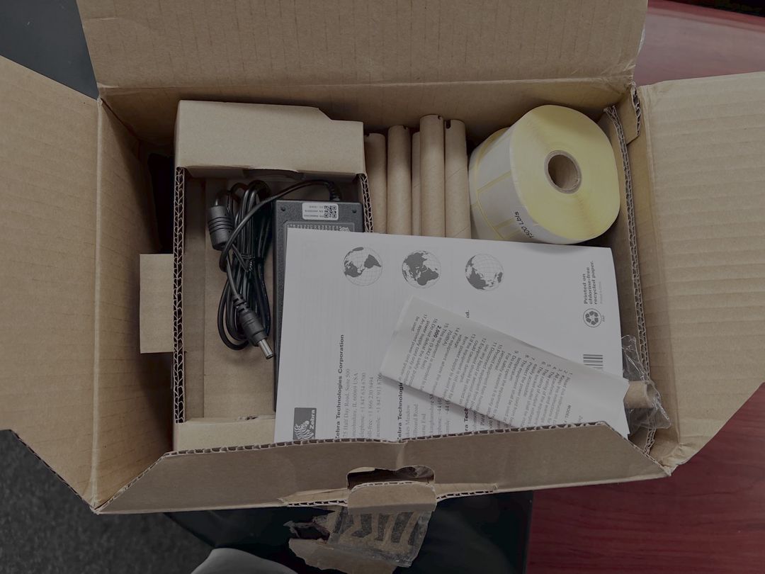 Zebra GC420t Barkod printer + böyük etiket və ribbon komplekti — Ofis texnikası və istehlak malları, Bakı (3)