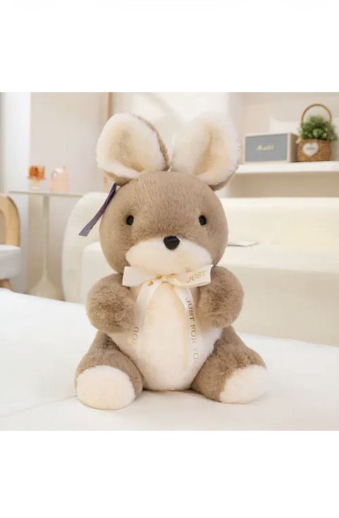 Yumşaq oyuncaq Dovşan, peluş, krem, 0+ yaş — Bakı