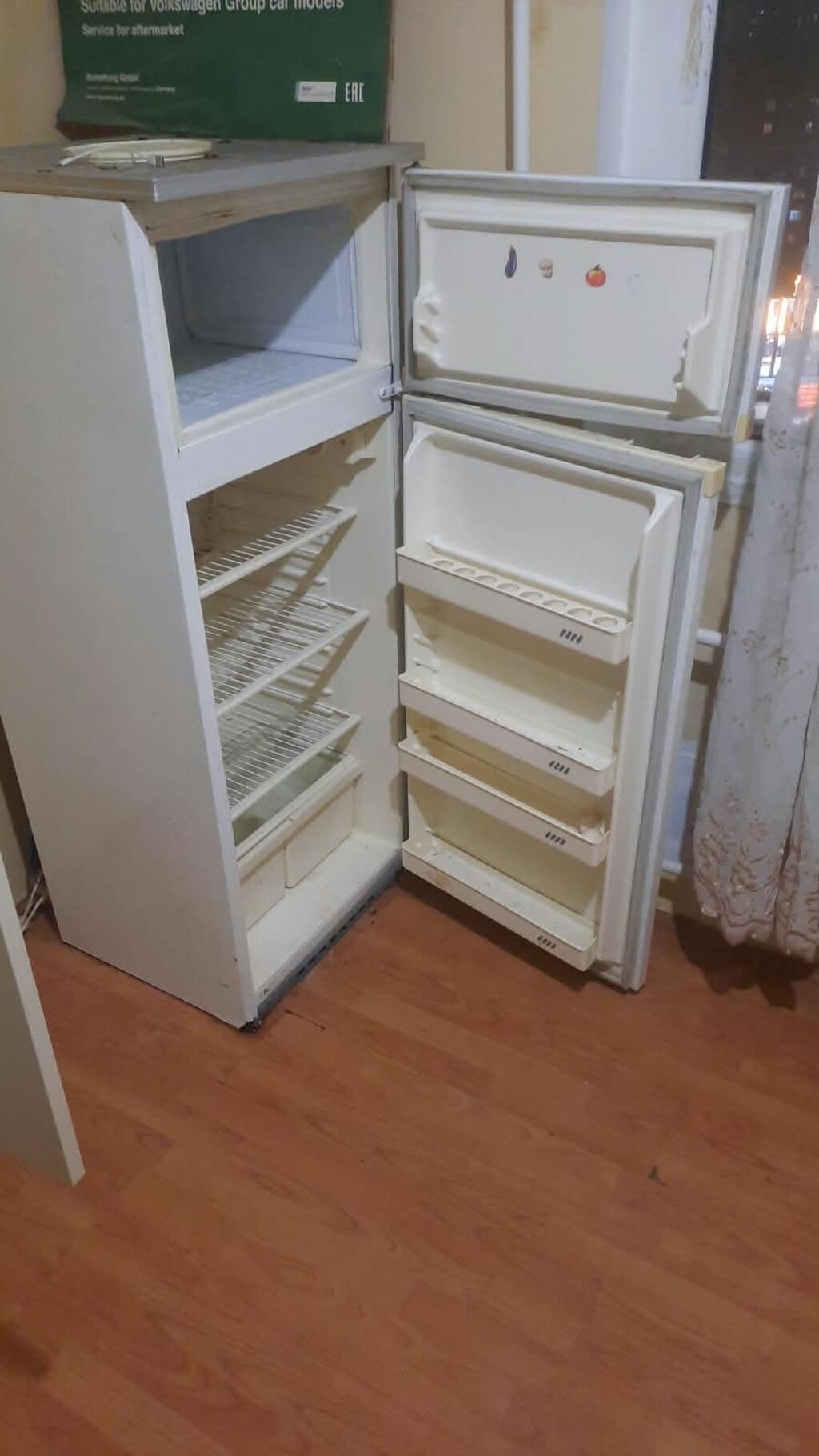 İşlənmiş 2 qapılı Cinar Soyuducu Satılır, rəng - Ağ — Soyuducular, Bakı (3)