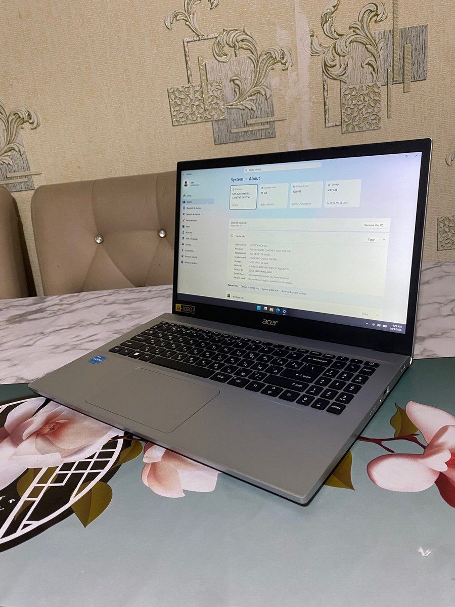 Acer Extensa Silver 16/512GB — Noutbuklar, Bakı (9)