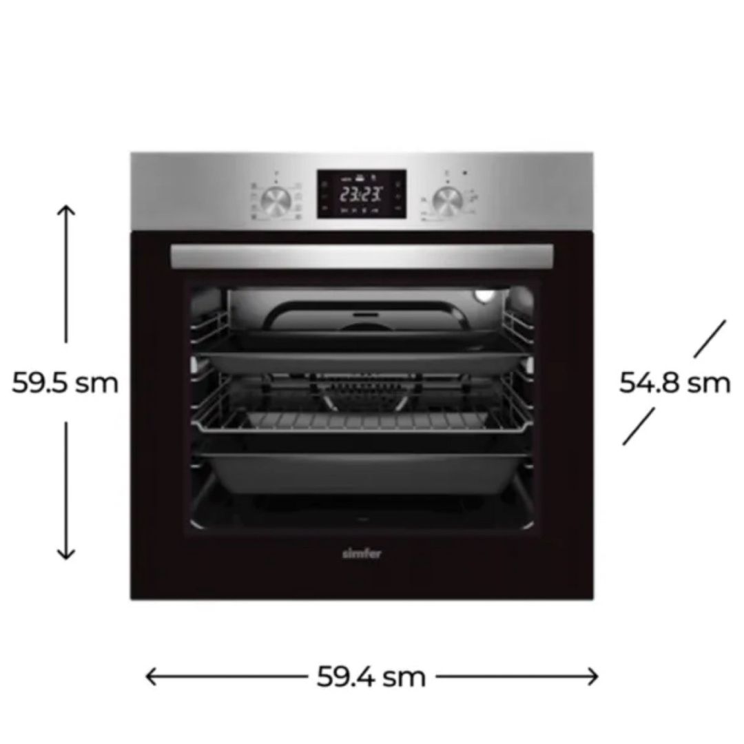 Quraşdırılan soba Simfer B6EP083DI — Ev texnikası, Bakı