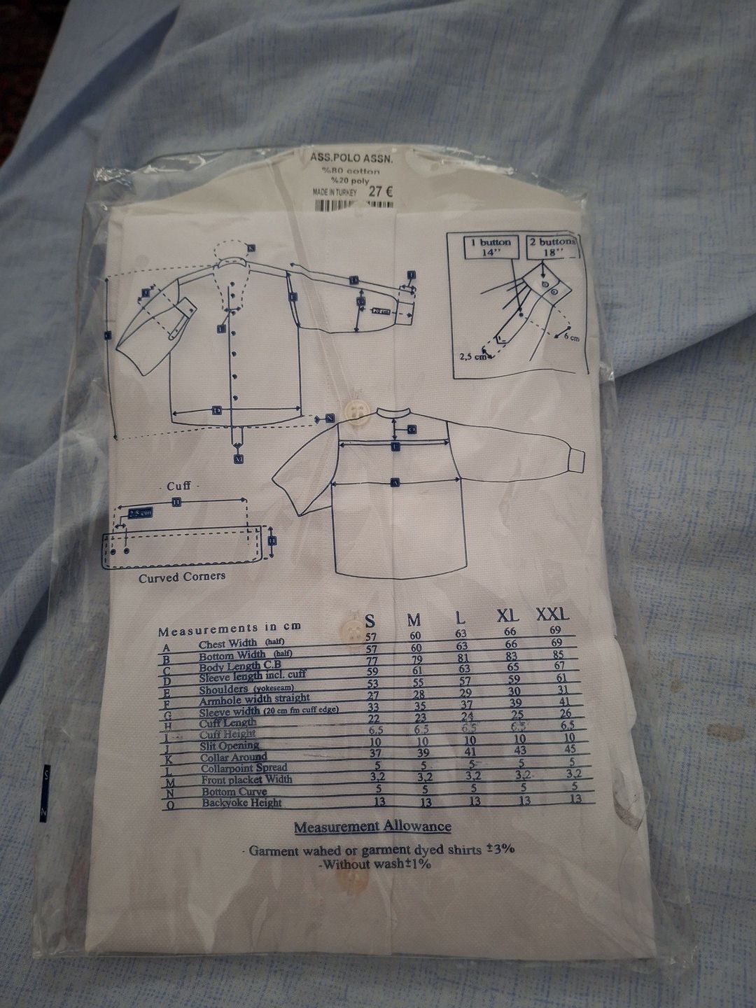 Köynək US Polo Assn — Geyim, ayakkabı, aksesuarlar, Bakı (4)