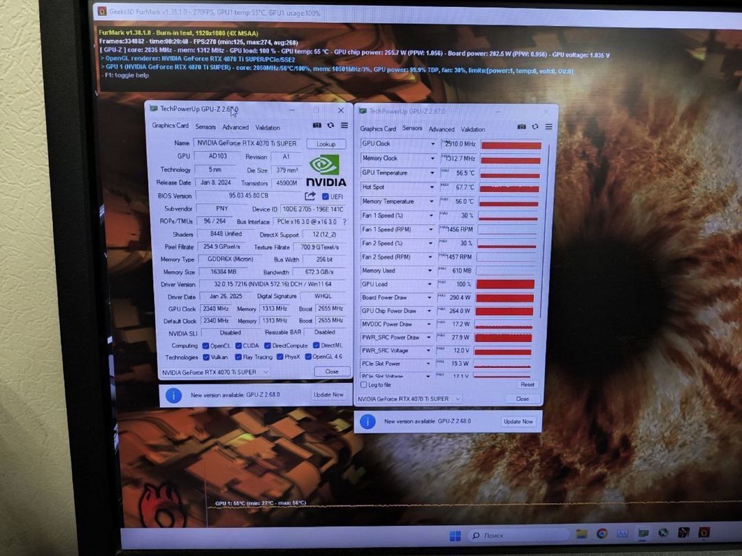 PNY RTX 4070Ti Super Verto XLR8 16GB — Kompüterlər və noutbuklar, Bakı (6)
